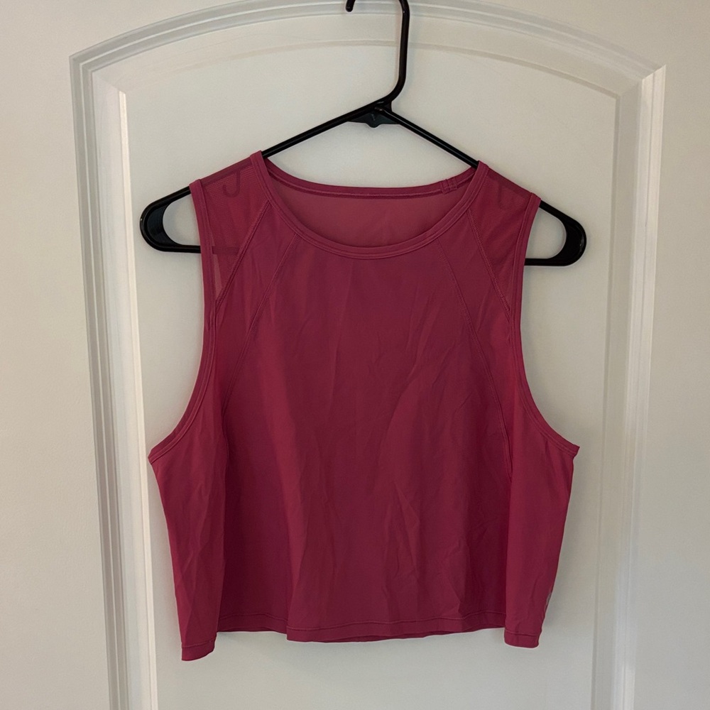 Lululemon Athletica Berry cropped Tank Top